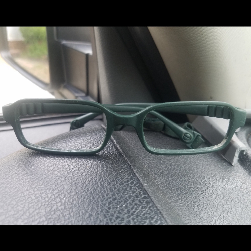 Matte Forest Green Rectangular Reading Glasse Frames Xsmall